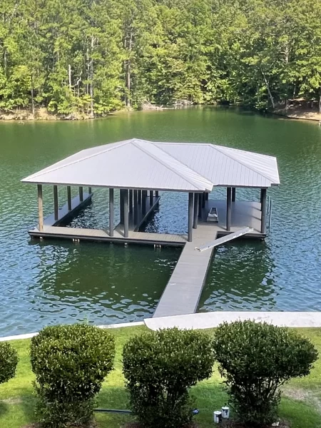 Dock and boathouse