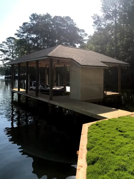 Lake Martin boathouse