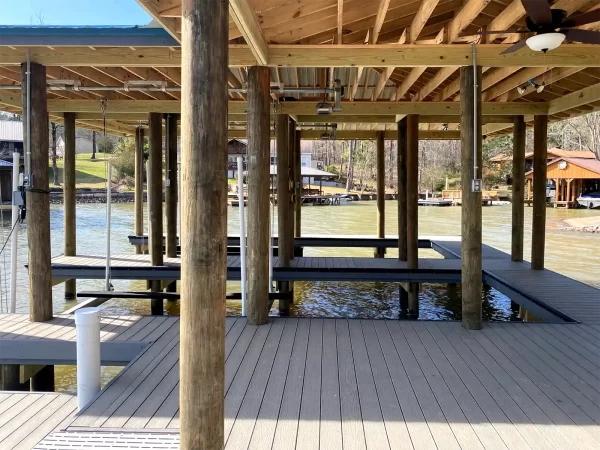Boathouse interior