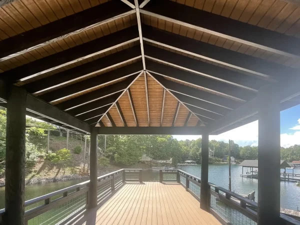Boathouse ceiling detail