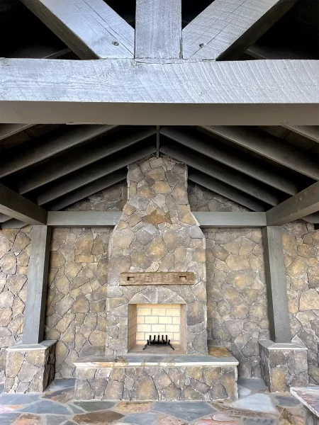 Fireplace detail