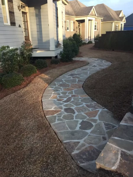 Stone walkway